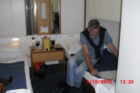 Romslig overnatting ombord