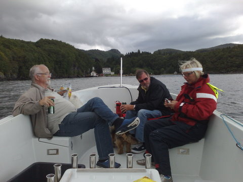 Her på vei tilbake til Ombo