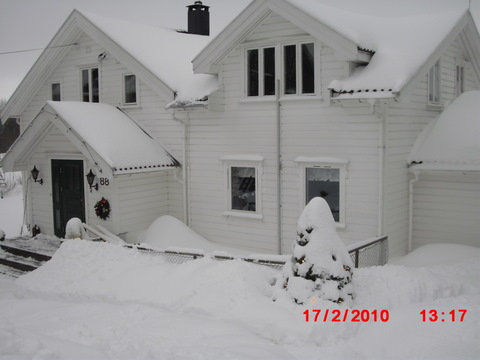 Et helt hus for oss selv