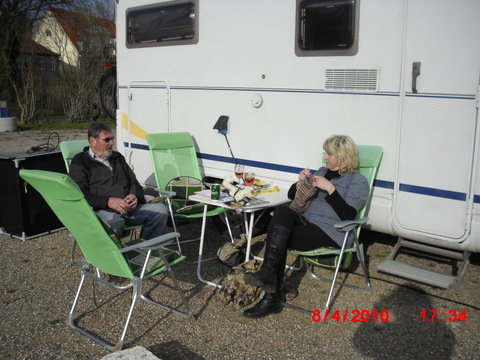 Schleswig  sol, men kaldt og surt