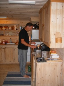 Bjørn er også i full sving