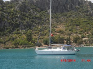 I Gøkkaya sammen med Nancy