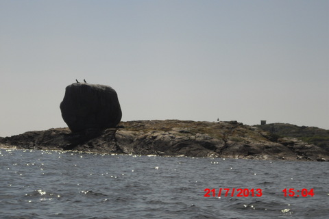 På båttur med AM og Knut