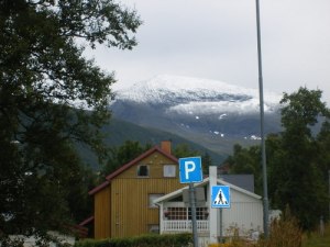 Snøen begynner å komme påtrengende nærme