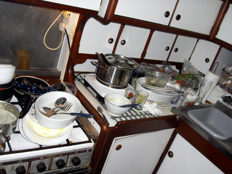 Baksiden av medaljen med mange gjester