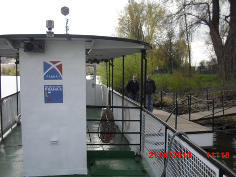 Vår ferge inn til sentrum