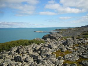 Vi ser Vadsø på andre siden