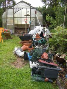 Drivhuset er fullstendig ryddet