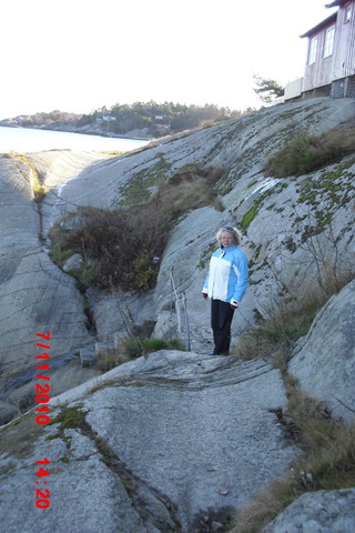 Natursti over svaberg